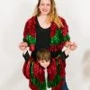 Fringe Co Totally Tinsel Collection Ho Ho Ho Mini Tinsel Jacket