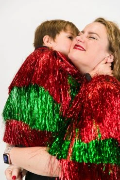 Fringe Co Totally Tinsel Collection Ho Ho Ho Mini Tinsel Jacket