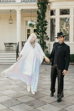 Fringe Co Iridescent Sequin Long Caftan Shop Spring Sparkles 22 Fringe Co Iridescent Sequin Long Caftan Shop Spring Sparkles