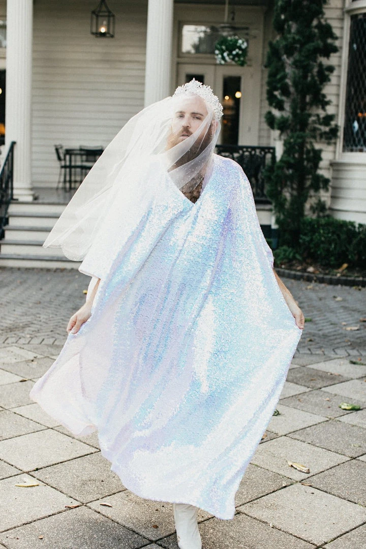 Fringe Co Iridescent Sequin Long Caftan Shop Spring Sparkles 1 Fringe Co Iridescent Sequin Long Caftan Shop Spring Sparkles