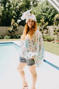 Fringe Co Iridescent Paillette Tunic