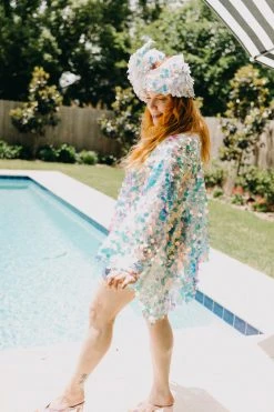 Fringe Co Iridescent Paillette Tunic