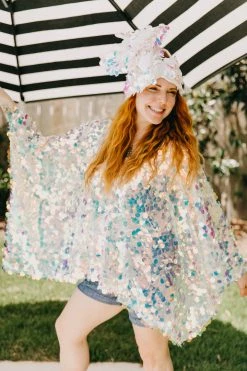 Fringe Co Iridescent Paillette Tunic