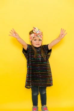 Fringe Co Party Wraps Mini Rainbow Abstract Print Party Wrap