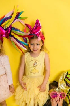 Fringe Co Mini Pink Spandex With Rainbow Tassel Party Wraps