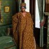 Fringe Co Caftan Club Collection Leopard Long Caftan