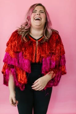 Fringe Co The Lover Tinsel Jacket Totally Tinsel Collection