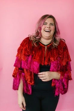 Fringe Co The Lover Tinsel Jacket Totally Tinsel Collection