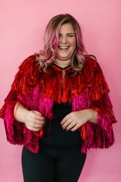 Fringe Co The Lover Tinsel Jacket Totally Tinsel Collection