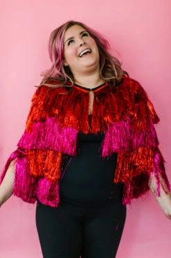 Fringe Co The Lover Tinsel Jacket Totally Tinsel Collection