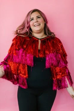 Fringe Co The Lover Tinsel Jacket Totally Tinsel Collection