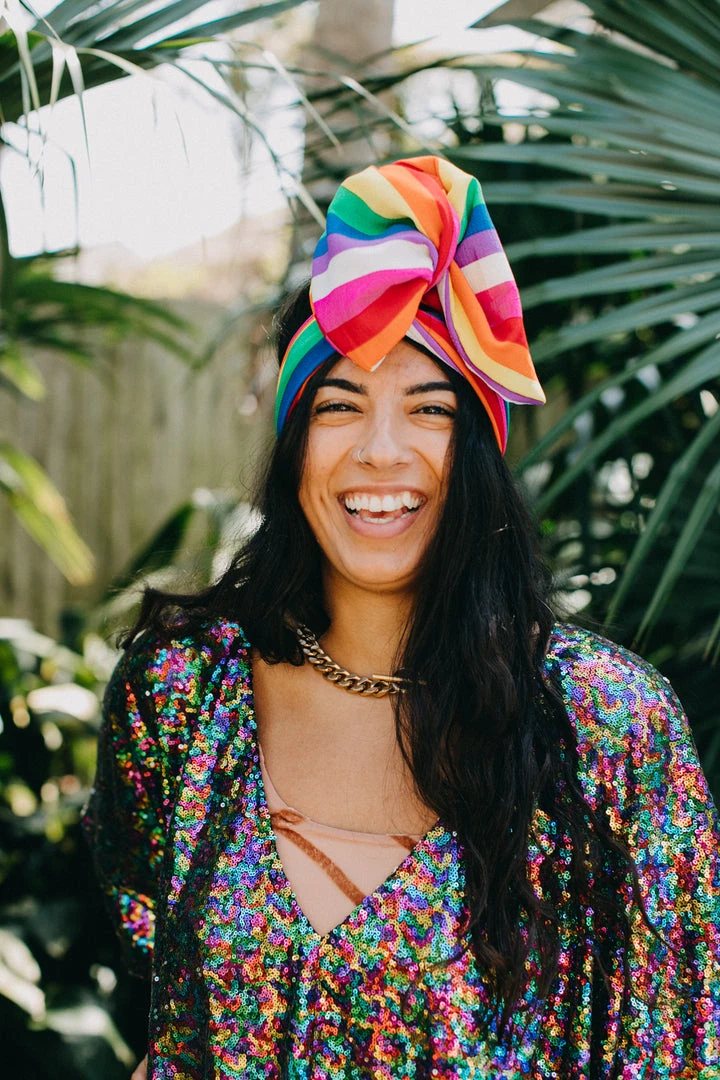 Fringe Co Shop Spring Sparkles Rainbow Chiffon Stripe Party Wrap 2 Fringe Co Shop Spring Sparkles Rainbow Chiffon Stripe Party Wrap