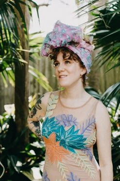 Fringe Co Ombre Rainbow Floral Party Wrap