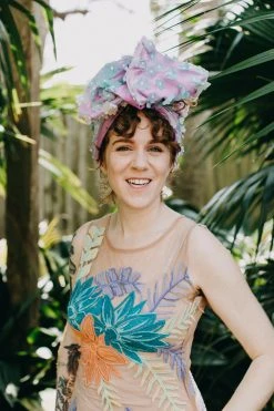 Fringe Co Ombre Rainbow Floral Party Wrap