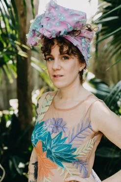 Fringe Co Ombre Rainbow Floral Party Wrap