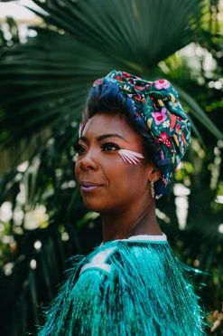 Fringe Co Party Wraps Green Floral Party Wrap