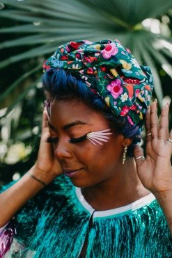 Fringe Co Party Wraps Green Floral Party Wrap