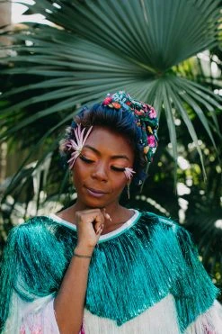 Fringe Co Party Wraps Green Floral Party Wrap