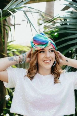 Fringe Co Pastel Rainbow Stripe Party Wrap Shop Spring Sparkles