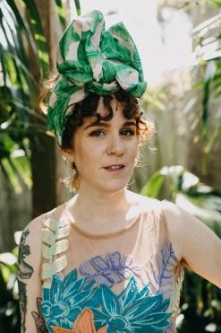 Fringe Co Pink Palm Party Wrap Shop Spring Sparkles