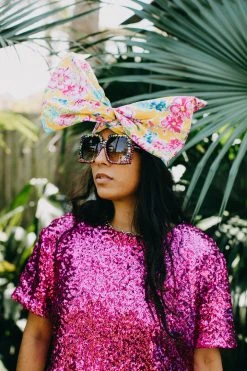 Fringe Co Party Wraps Yellow Floral Party Wrap