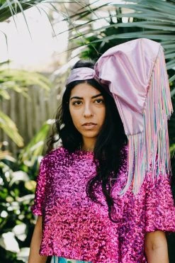 Fringe Co Purple Metallic With Neon Rainbow Fringe Party Wrap Shop Spring Sparkles 7 Fringe Co Purple Metallic With Neon Rainbow Fringe Party Wrap Shop Spring Sparkles