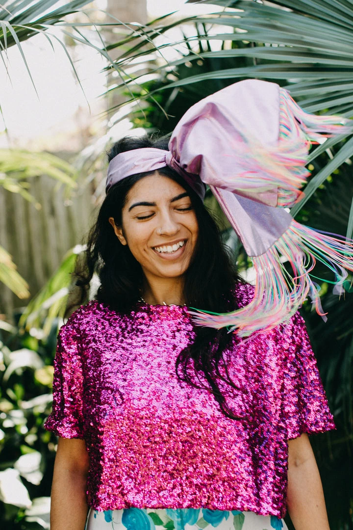 Fringe Co Purple Metallic With Neon Rainbow Fringe Party Wrap Shop Spring Sparkles 5 Fringe Co Purple Metallic With Neon Rainbow Fringe Party Wrap Shop Spring Sparkles