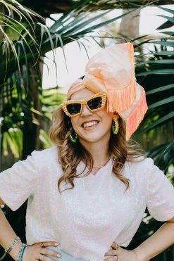 Fringe Co Orange With Orange And Pink Fringe Party Wrap Shop Spring Sparkles