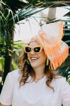 Fringe Co Orange With Orange And Pink Fringe Party Wrap Shop Spring Sparkles