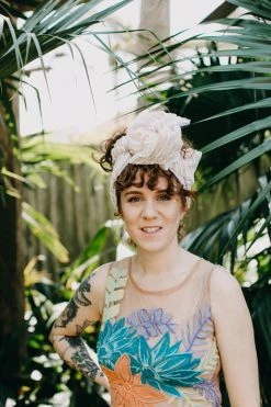 Fringe Co White On Nude Sequin Embroidered Party Wrap Shop Spring Sparkles