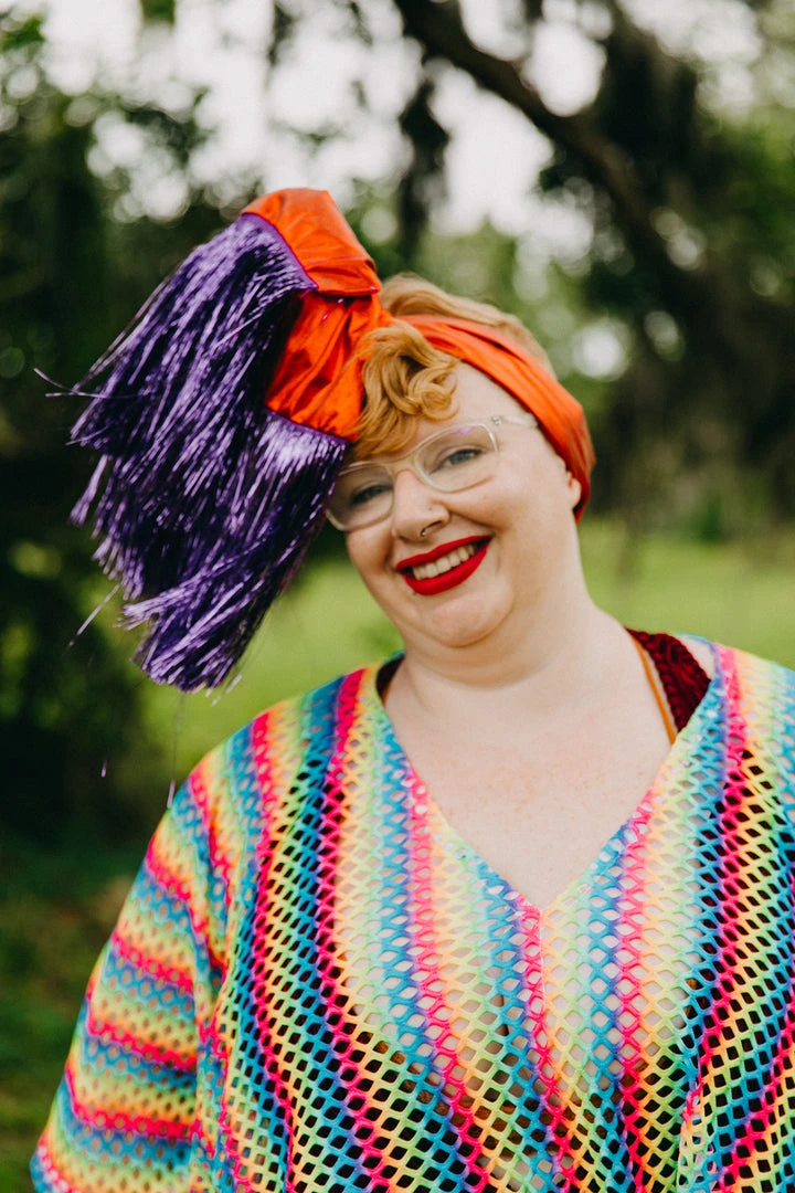 Fringe Co Red Metallic With Purple Tinsel Party Wrap Party Wraps 1 Fringe Co Red Metallic With Purple Tinsel Party Wrap Party Wraps