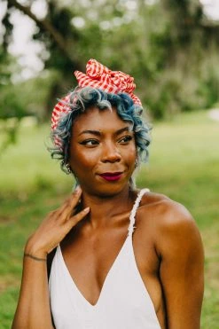 Fringe Co Red Gingham Party Wrap