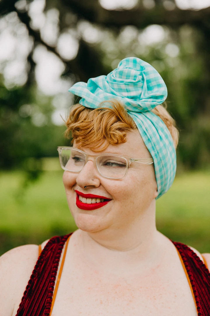 Fringe Co Teal Gingham Party Wrap Party Wraps 5 Fringe Co Teal Gingham Party Wrap Party Wraps