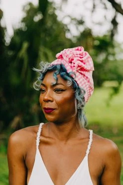 Fringe Co Pink Gingham Party Wrap Party Wraps