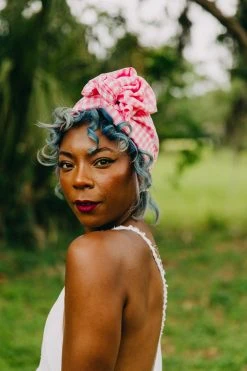 Fringe Co Pink Gingham Party Wrap Party Wraps