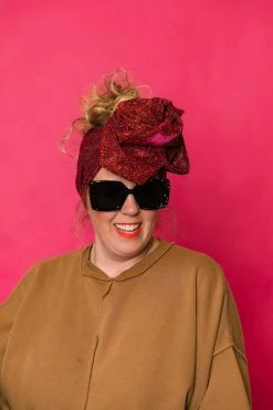 Fringe Co Red Glitter Party Wrap