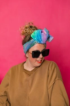 Fringe Co Watercolor Tie Dye Spandex Party Wrap