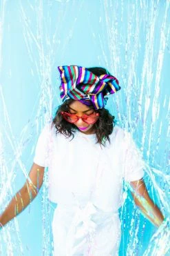 Fringe Co White Sequin High Waisted Pants