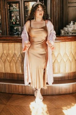 Fringe Co Pink Iridescent Duster