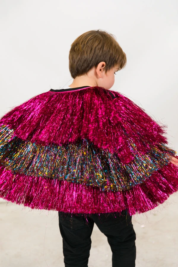 Fringe Co Totally Tinsel Collection Prom Queen Mini Tinsel Jacket 7 Fringe Co Totally Tinsel Collection Prom Queen Mini Tinsel Jacket
