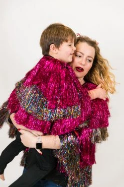 Fringe Co Totally Tinsel Collection Prom Queen Mini Tinsel Jacket 19 Fringe Co Totally Tinsel Collection Prom Queen Mini Tinsel Jacket