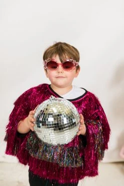 Fringe Co Totally Tinsel Collection Prom Queen Mini Tinsel Jacket