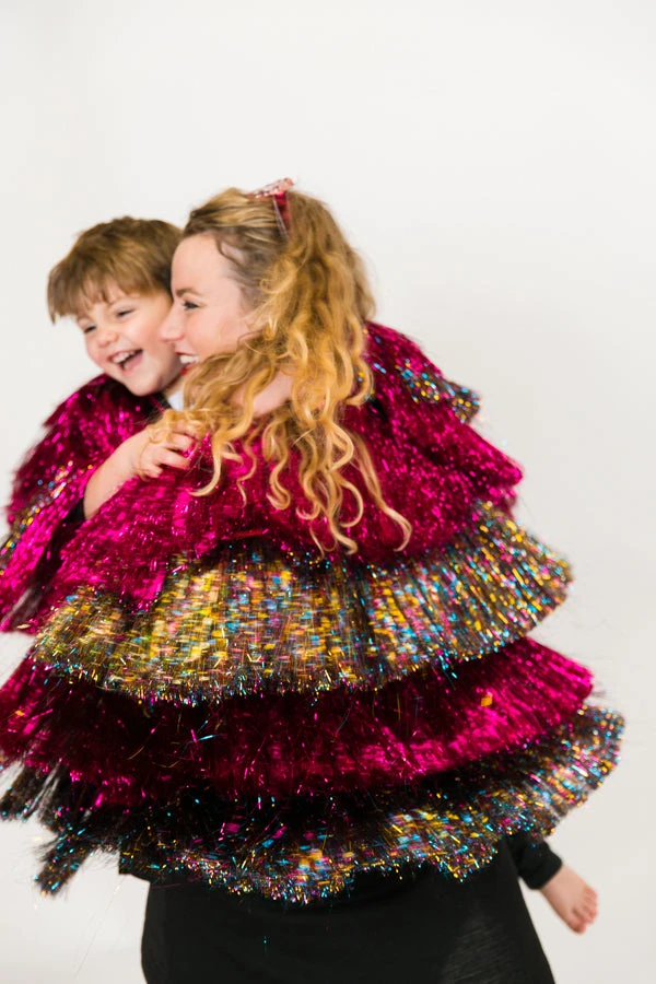 Fringe Co Totally Tinsel Collection Prom Queen Mini Tinsel Jacket 9 Fringe Co Totally Tinsel Collection Prom Queen Mini Tinsel Jacket