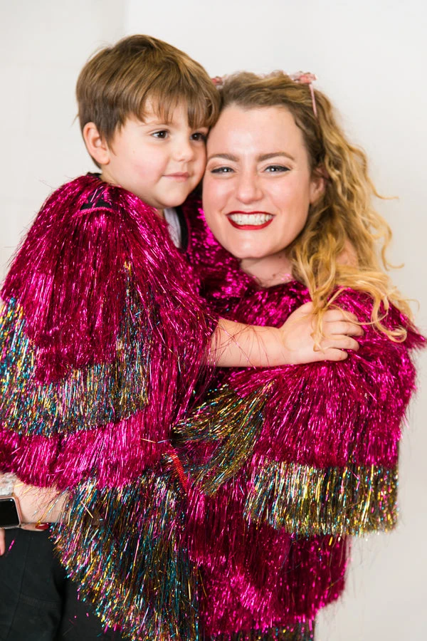 Fringe Co Totally Tinsel Collection Prom Queen Mini Tinsel Jacket 3 Fringe Co Totally Tinsel Collection Prom Queen Mini Tinsel Jacket