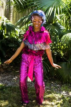 Fringe Co Totally Tinsel Collection The Prom Queen Tinsel Vest