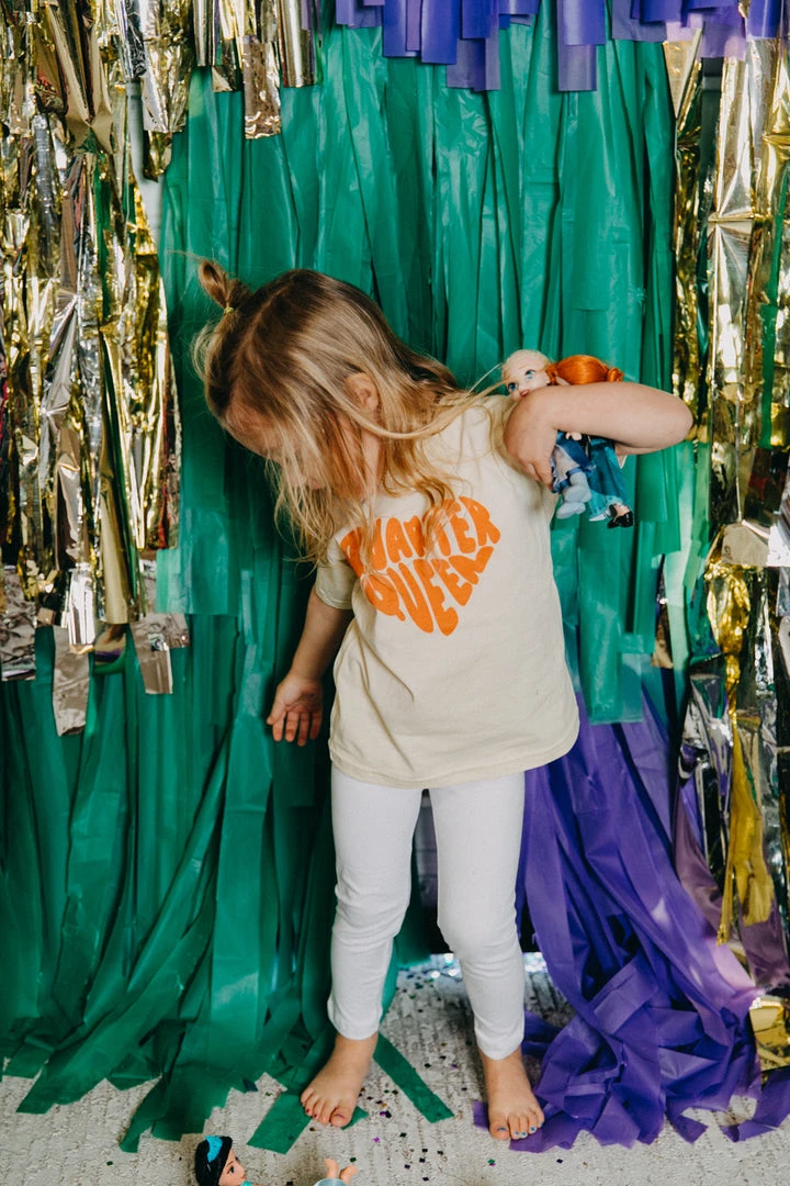 Fringe Co Kids Shirts Quarter Queen Children's T-shirt 2 Fringe Co Kids Shirts Quarter Queen Children's T-shirt