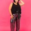Fringe Co Rainbow High Waisted Sequin Pants