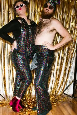 Fringe Co Rainbow High Waisted Sequin Pants