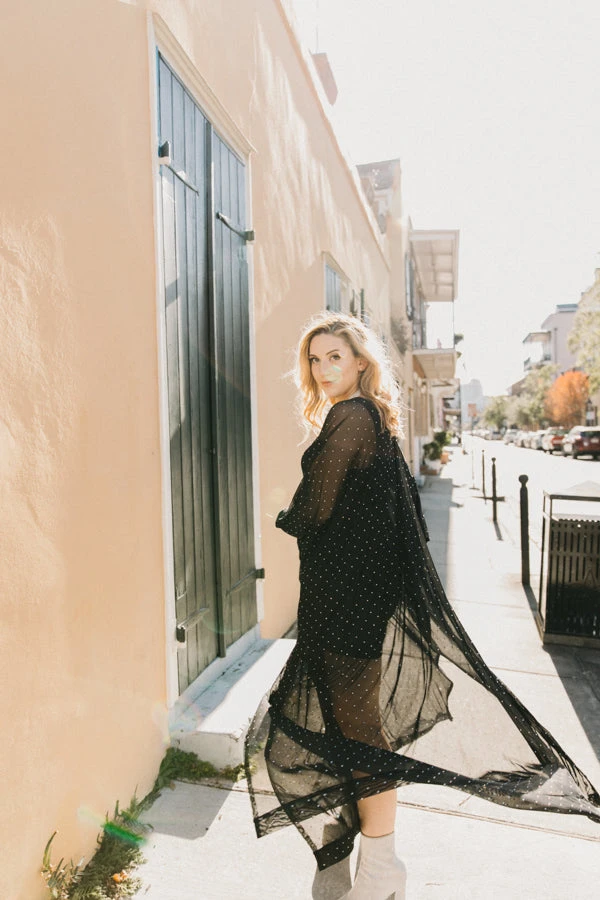 Fringe Co Caftan Club Collection Rhinestone Sheer Long Caftan 7 Fringe Co Caftan Club Collection Rhinestone Sheer Long Caftan