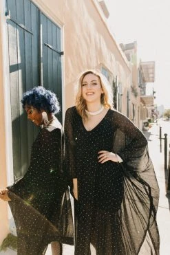 Fringe Co Caftan Club Collection Rhinestone Sheer Long Caftan 17 Fringe Co Caftan Club Collection Rhinestone Sheer Long Caftan